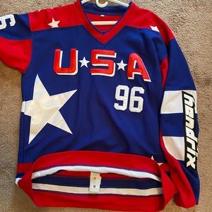 D2 Mighty Ducks Charlie Conway USA Jersey L